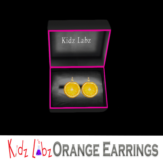 KL Orange Earrings Box