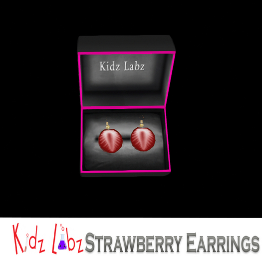 KL Strawberry Earrings Box