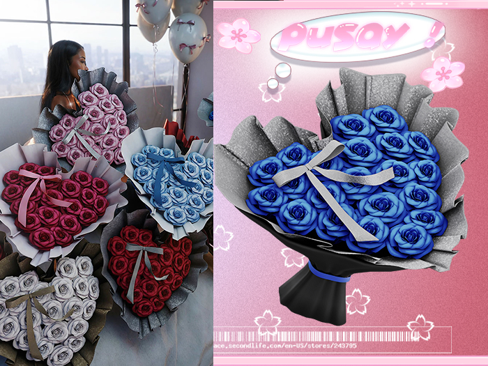 PUSAY AMOUR BOUQUET N0. 01 - Royal Blue