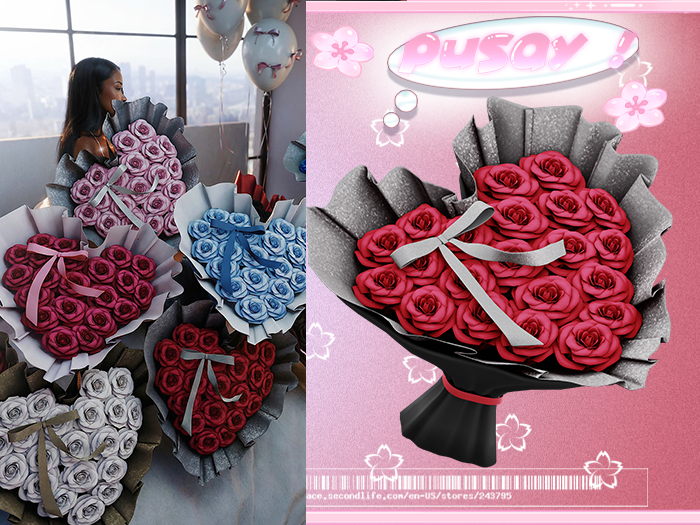 PUSAY AMOUR BOUQUET N0. 01 - Red