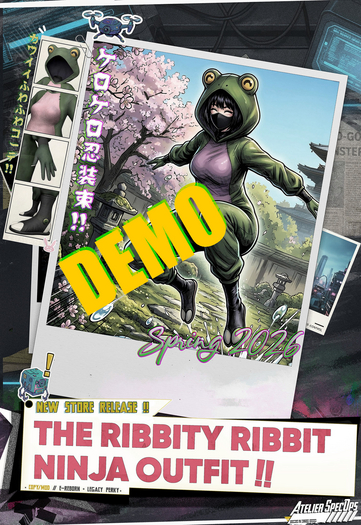 [ Atelier SpecOps ] The Ribbity Ribbit, Ninja Outfit! DEMO