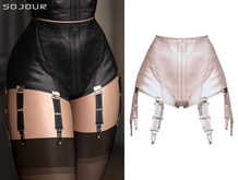 SOJOUR - Katerina garter panty - nude