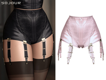 SOJOUR - Katerina garter panty - pink
