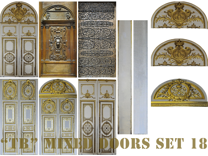 Twice Baked 21 textures mixed ornamented doors set 18