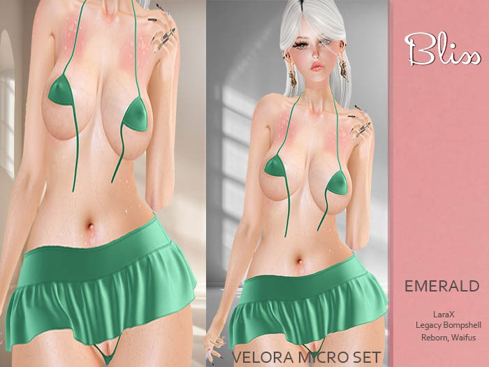 .:Bliss:. Velora Micro Set Emerald