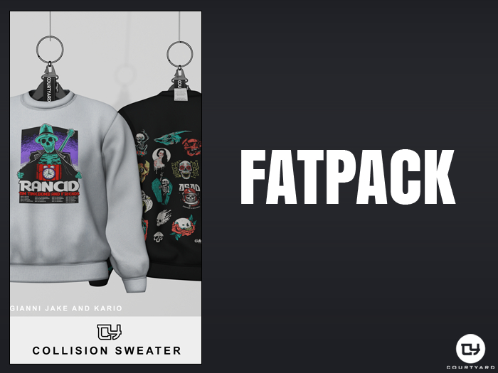 '' COURTYARD '' COLLISION SWEATER - FATPACK