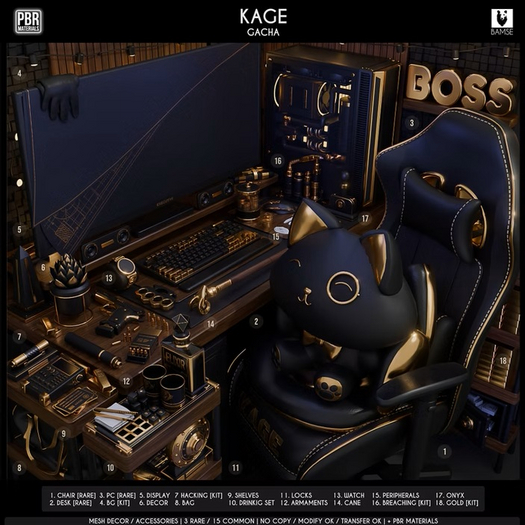 BAMSE  Kage Complete Set