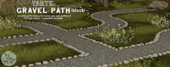 tarte. gravel path (black)