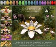 CJ Garden Daisy Chair - Single Couple Child