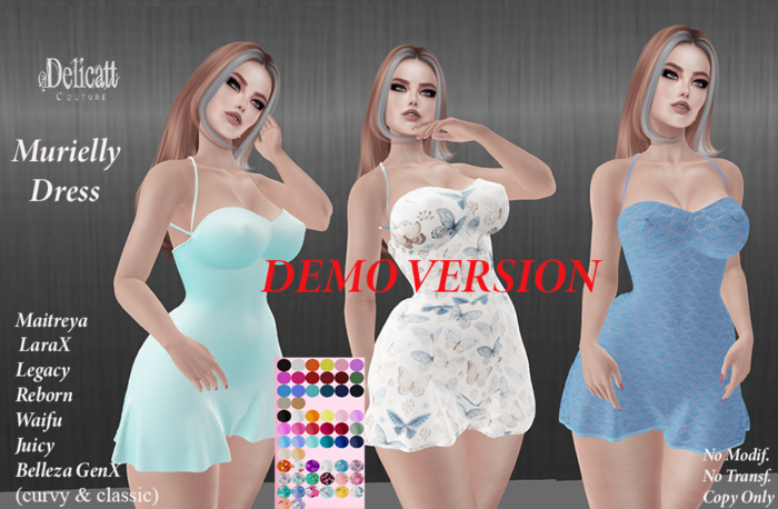 Delicatt Couture - Murielly Dress - Demo