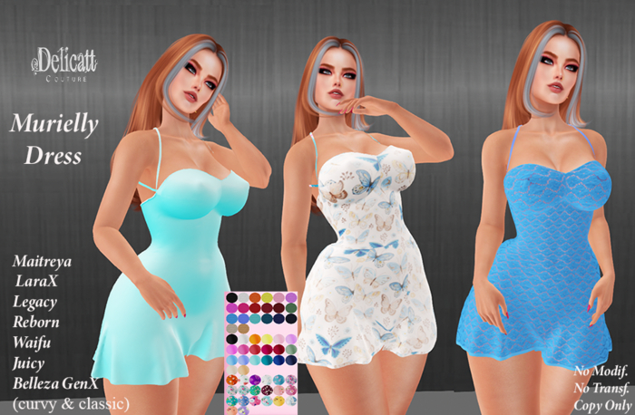 Delicatt Couture - Murielly Dress - APRIL 13♥2026♥