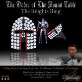 KORT - Knights Ring - Blackened Silver