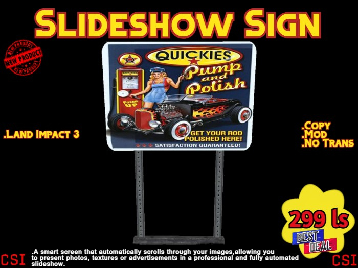 Slideshow Sign (box)