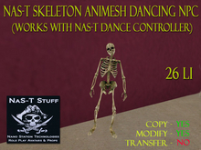 Club Dancer NPC Skeleton Dancing Animesh - Requires Controller Sold Separately -