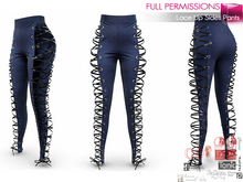 Full Perm Female Lace Up Cutout Sides Sexy Leggings Jeans Denim Pants for Maitreya 5.3 LaraX Ebody Reborn Legacy Belleza