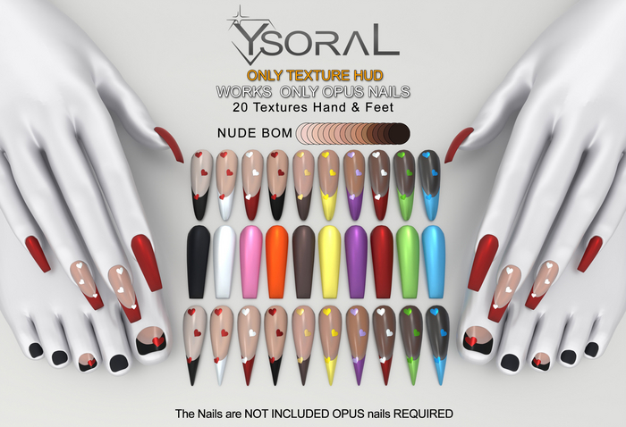 - YsoraL - .: 20 colors Applier OPUS Nails :. (Bolly Heart)