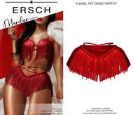 ERSCH - Marilyn bottom -glitter red-