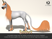 Lunistice: Sunset Mane & Fluff (for Unicorn Teeglepet)