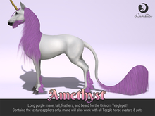 Lunistice: Amethyst Mane & Fluff (for Unicorn Teeglepet)