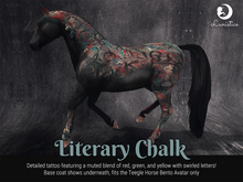 Lunistice: Literary Chalk - Teegle Tattoo