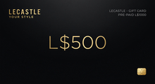 [LECASTLE] Gift Card L$500 %10 OFF