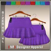 [NF] Hanna Mini Skirt - Violet - Sizes XS - XL