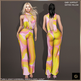 SAS - Gaby Sixties Yellow Jumpsuit  (LaraX & MB)