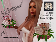 [You&Me Designs} Proposal Box Goddad Giraffe Bag add