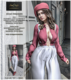 Anastyle - SWAMY Pink&White Outfit