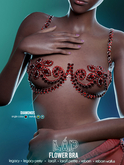 Flower Bra by LAP (Red)