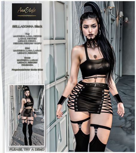 Anastyle - BELLADONNA BLACK Outfit