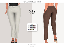 S/D Mesh Jennifer Slacks - Twill - Fatpack (Maitreya Lara)
