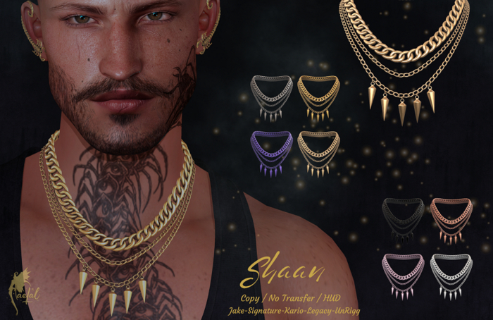 FaeTal - Shaan Necklace Male Fatpack