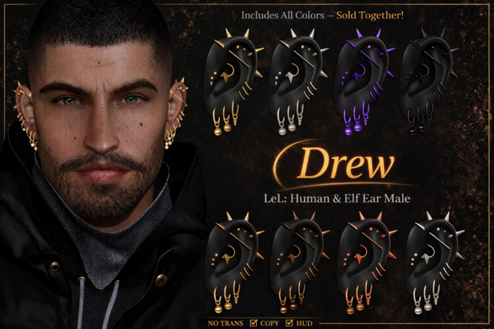 FaeTal - Drew-  LeLutka Human & Elf Male