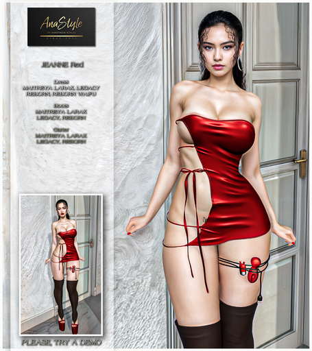 Anastyle - JEANNE RED Outfit