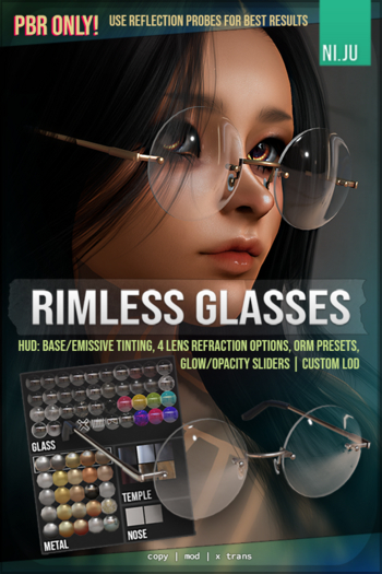 NI.JU // Rimless Glasses