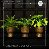 DD Kilim Brass Planter