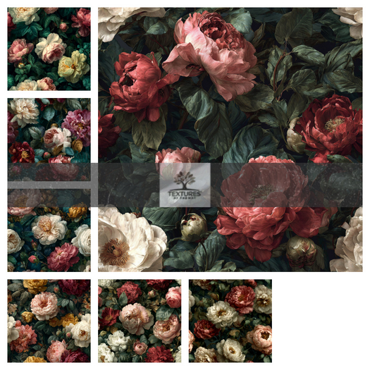TB - OLD ENGLISH ROSES LUXURY WALLPAPER