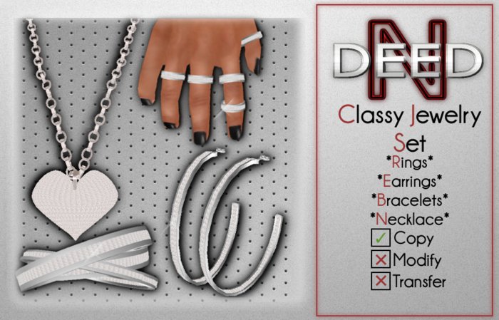 !N-Deed! Classy Jewelry Set