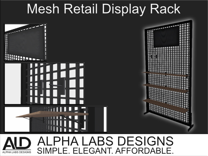 .::ALD::. Mesh Retail Display Rack