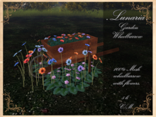 .Lunaria. Garden Wheelbarrow