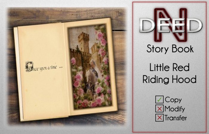 !N-Deed! Little Red Riding Hood Story Book