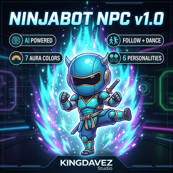 NinjaBot NPC v1.0 - AI Companion | Follow + Dance + Aura | Full Perm