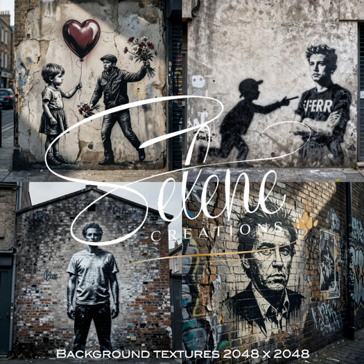 [Selene Creations] Background #95 Street art -2K