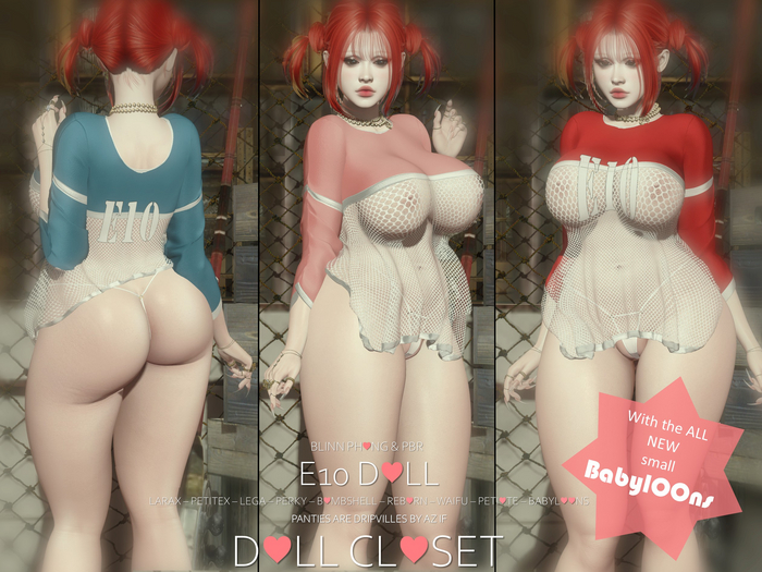 ~DOLL CLOSET~ E10 DOLL FATPACK
