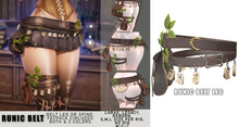 UNA & [BloodGear]. Runic BeltLeg Brown2