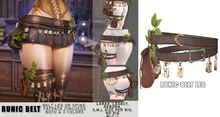 UNA & [BloodGear]. Runic BeltLeg Brown1