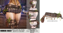 UNA & [BloodGear]. Runic BeltSpine Brown1