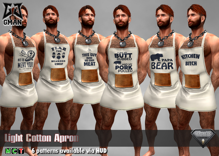 [GMan] AP - Light Cotton Apron - AEST