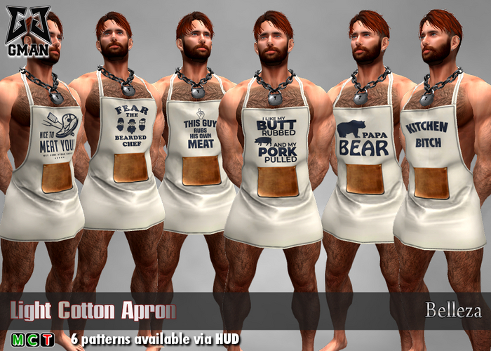 [GMan] AP - Light Cotton Apron - Belleza